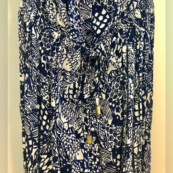 LILLY PULITZER for Target Strapless Jumpsuit in Upstream - Picture 5 of 12